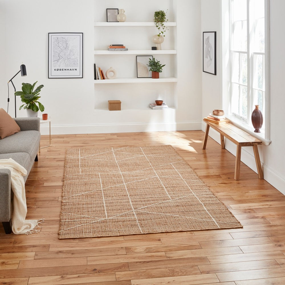 Bazaar Jute Geometric 24875