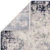 Kuza Border Abstract Navy