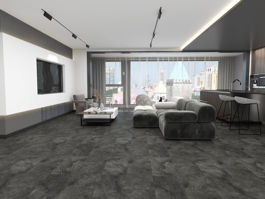 Alva dry back LVT Dark Slate Special 3.73m