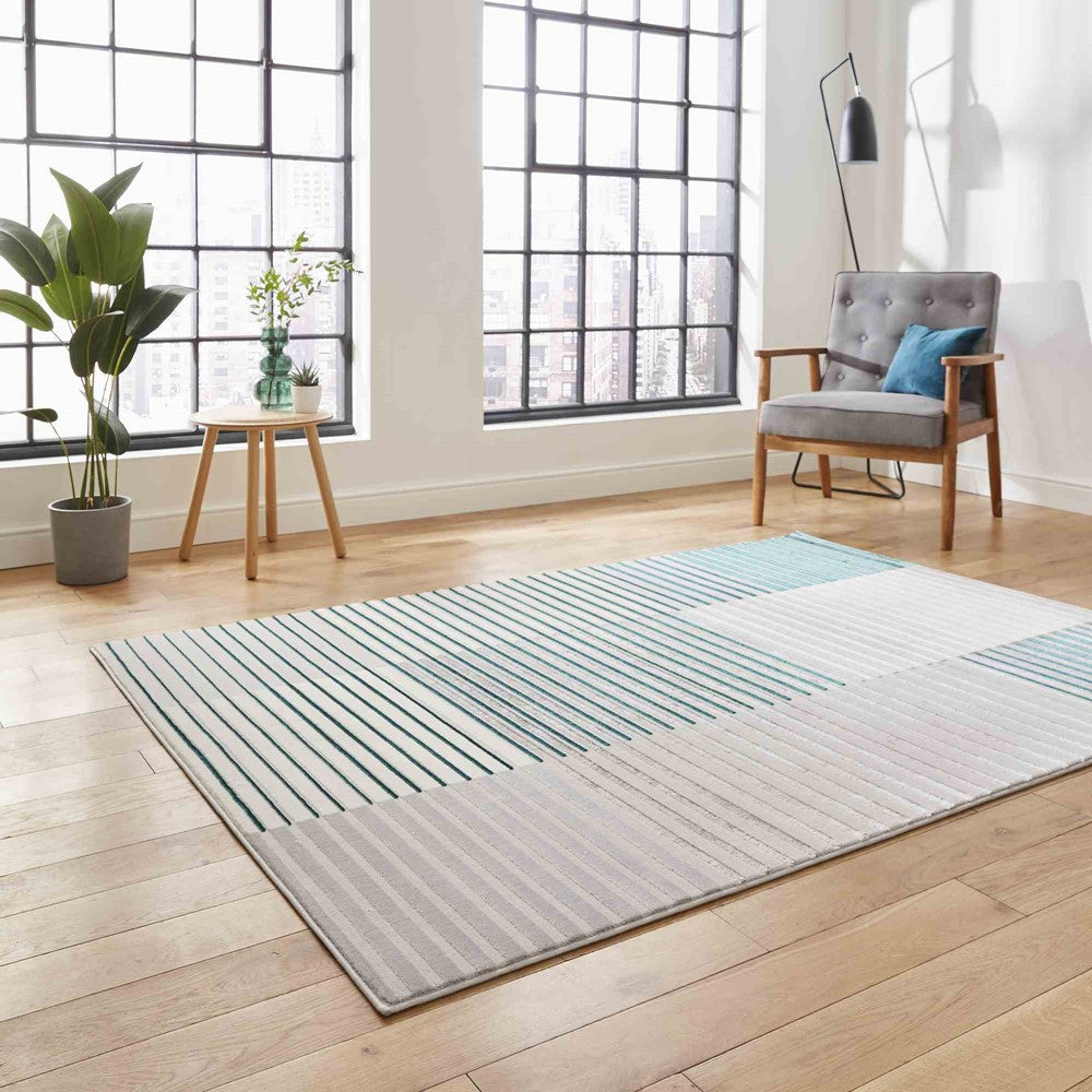 Apollo Grey/Green Geometric 2681