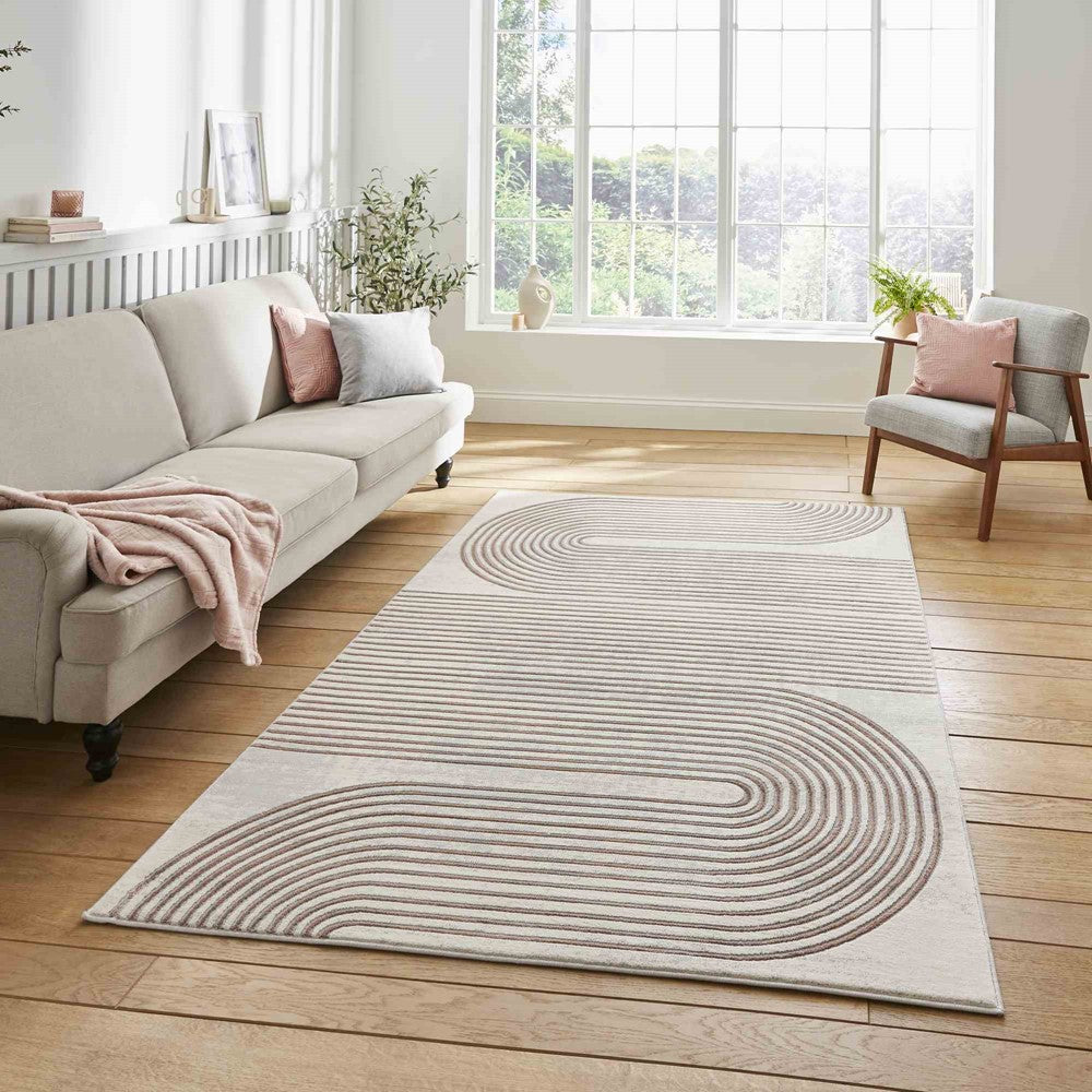 Apollo Grey/rose Geometric 2683