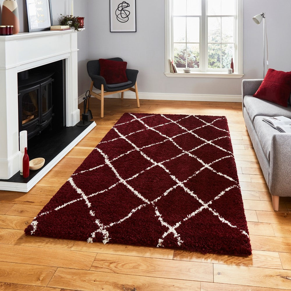 Scandi Berber Red Cream G257