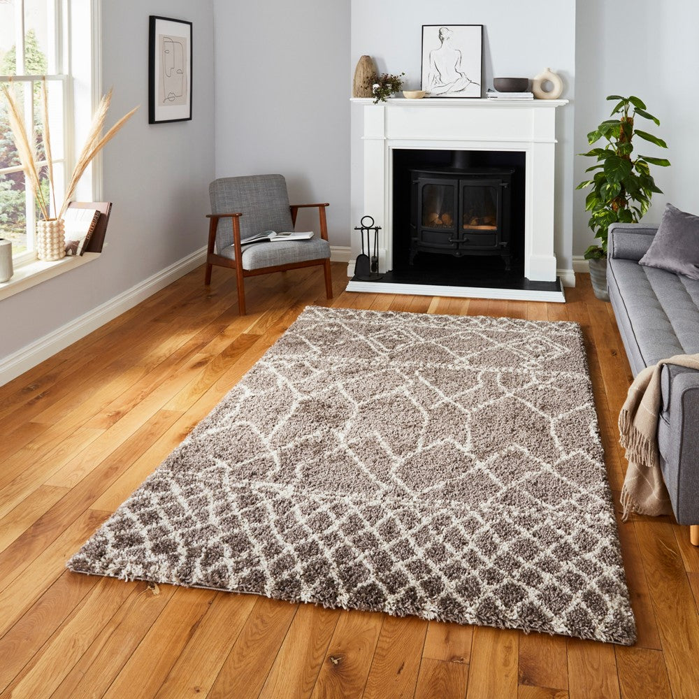 Scandi Berber White Beige Cream G276