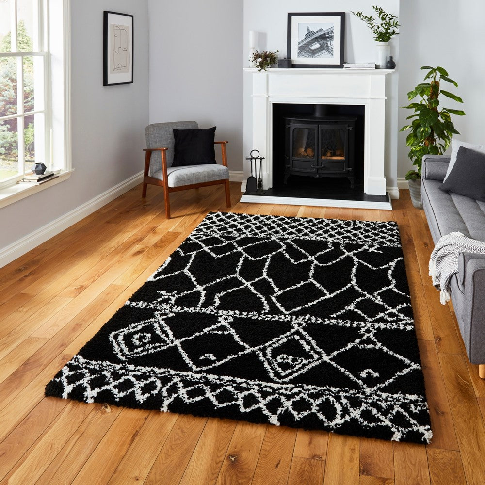 Scandi Berber White Black White G276