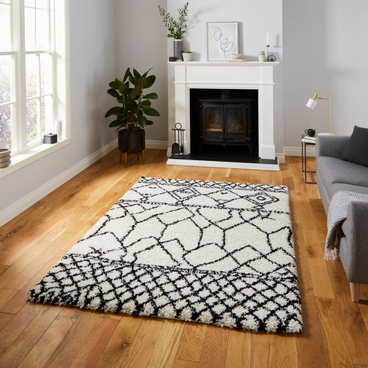 Scandi Berber White Black G276