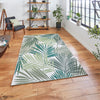 Miami Indoor Outdoor Botanical Leaf Green Light Beige 19433
