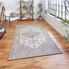 Miami Indoor Outdoor Traditional Rug Grey Beige 19517