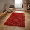Montana Shaggy Rugs Steel Terracotta