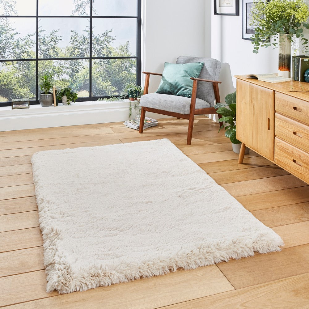 Super Teddy Shaggy Faux Fur Beige