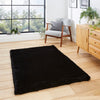 Super Teddy Shaggy Faux Fur Black
