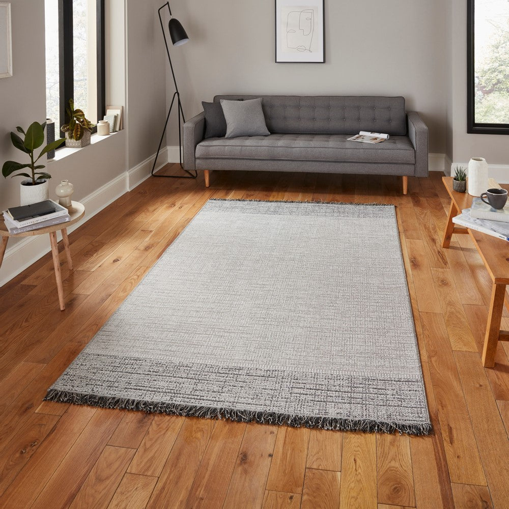 Tweed Rugs Silver 9743