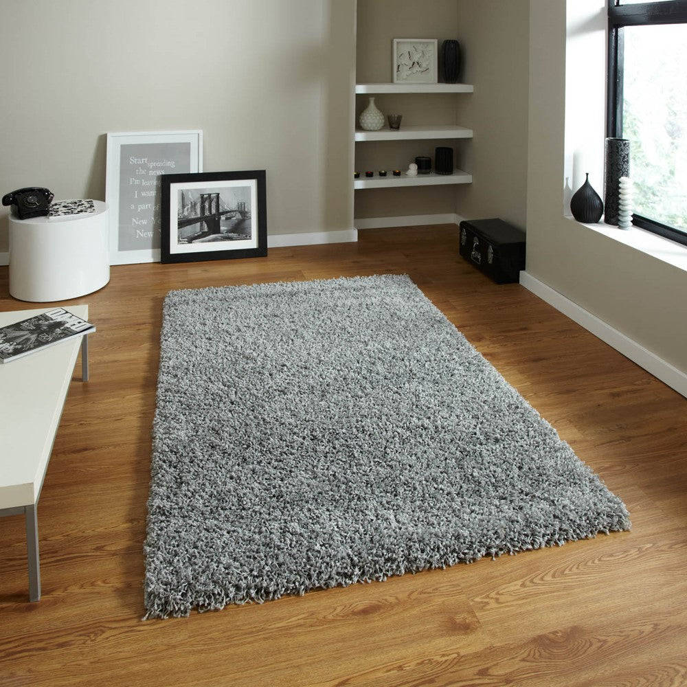 Vista Shaggy Rugs Grey 2236