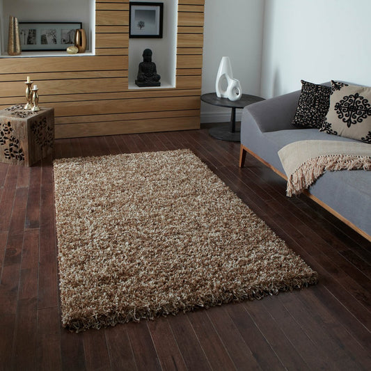 Vista Shaggy Rugs Beige 2236