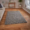 Vista Shaggy Rugs Silver 3547