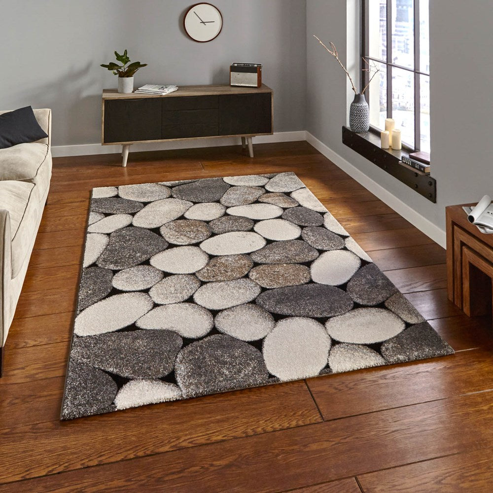 Woodland Rugs Cream Grey 2099
